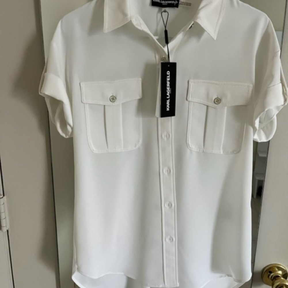 Karl Lagerfeld oversized shirt NWT